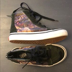 Boys vans high top sneakers